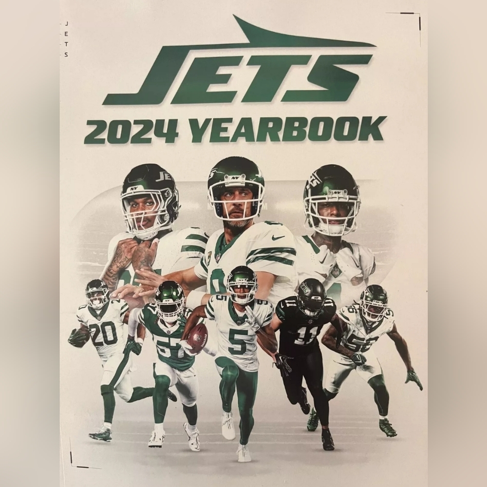 2024 NEW YORK JETS NY YEARBOOK NFL FOOTBALL PROGRAM SUPER BOWL SUPERBOWL RODGERS